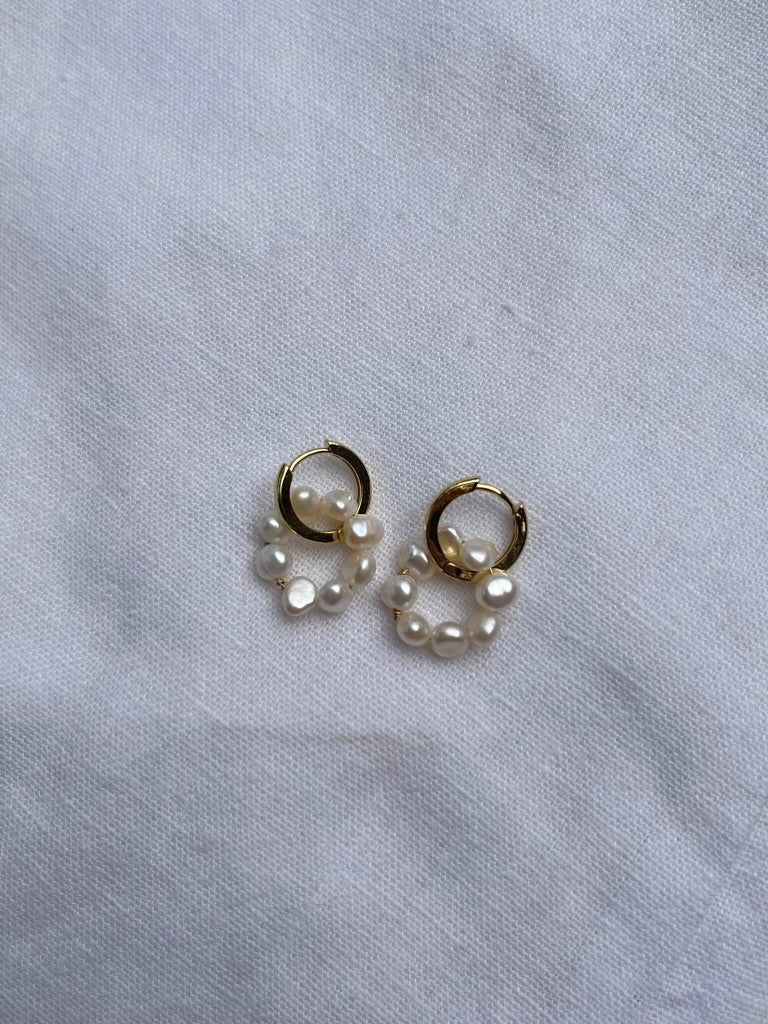 Sterling Silver Eloise Huggies (Gold/Silver)