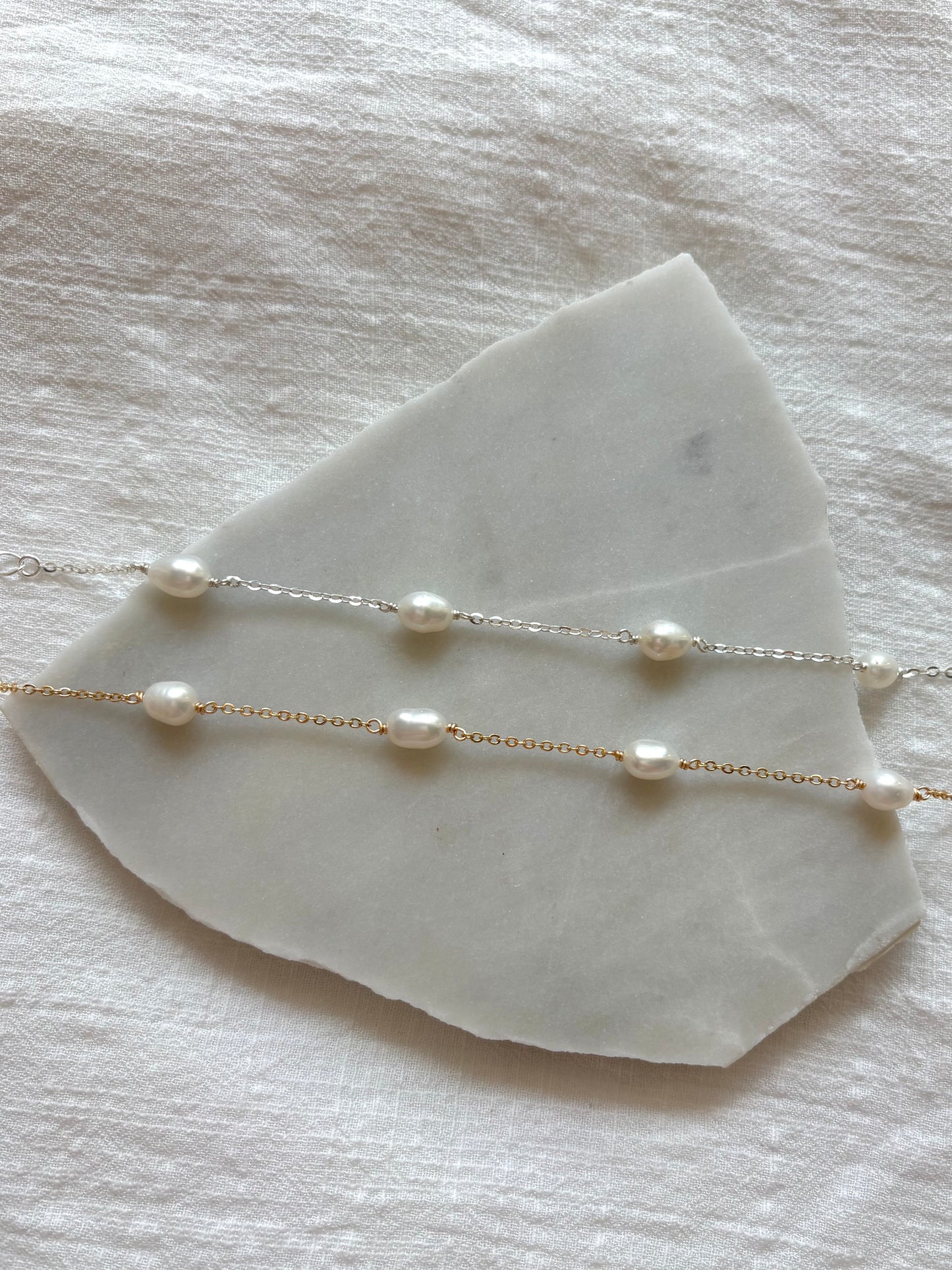 Sterling Silver Aimee Bracelet (Gold/Silver)