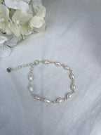 Sterling Silver Aria Pearl Bracelet (Gold/Silver)