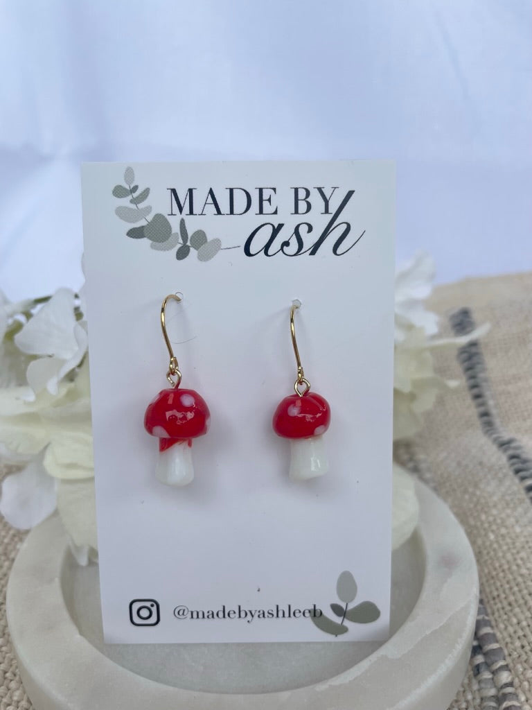 Mushroom Earrings