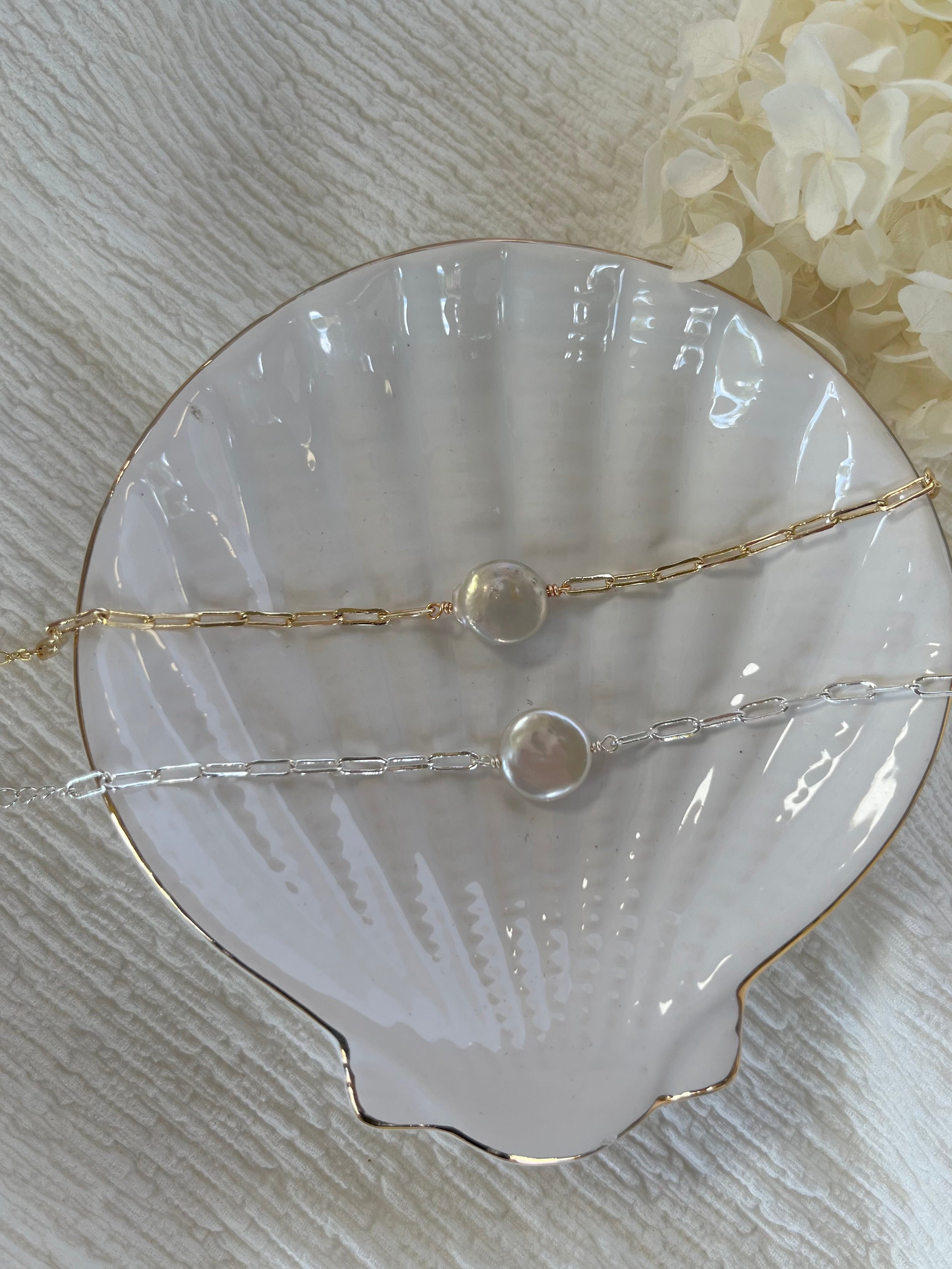 Coin Pearl Bracelet