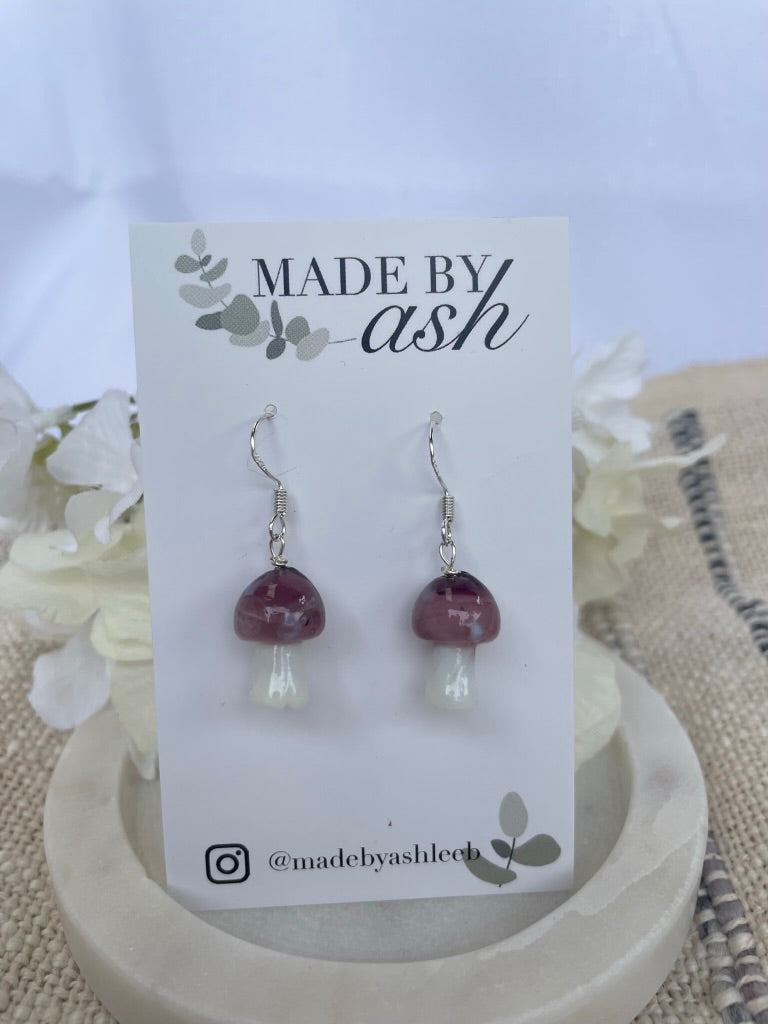 Mushroom Earrings