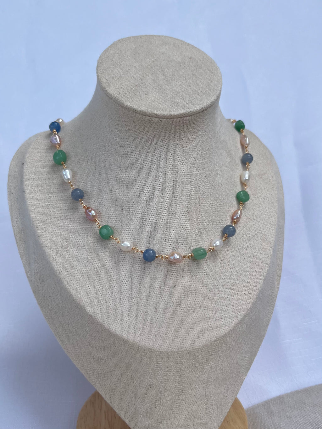 Sterling Silver Adele Necklace (Gold/Silver)