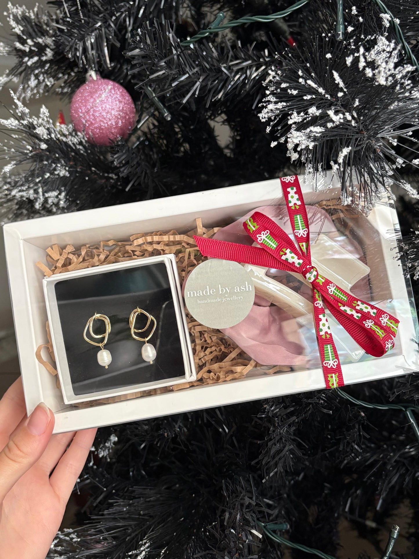 Deluxe Gift Box: Gold Statement Earrings