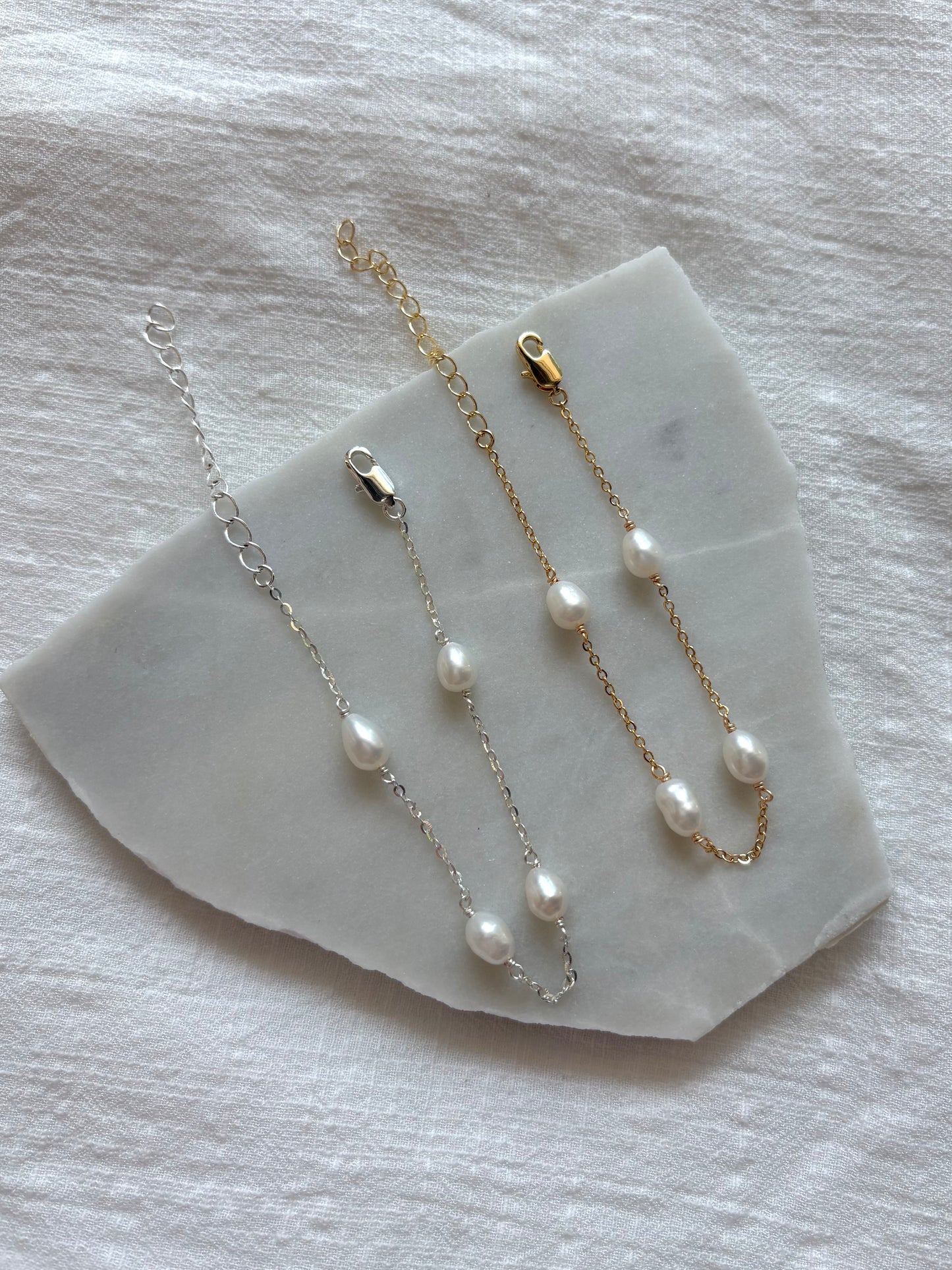 Sterling Silver Aimee Bracelet (Gold/Silver)