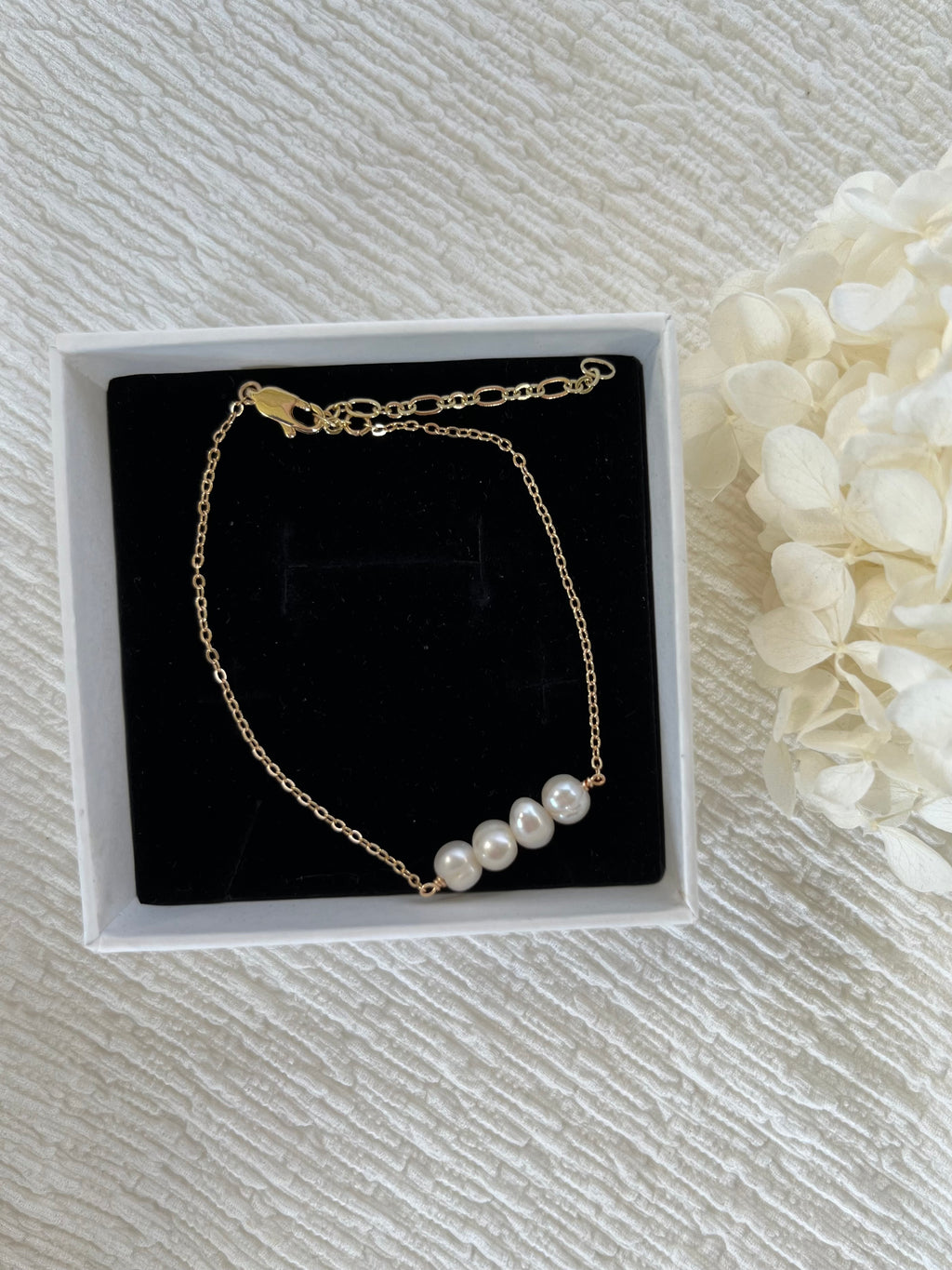 Sterling Silver Aspen Pearl Bracelet (Gold/Silver)