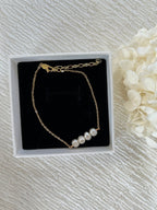 Sterling Silver Aspen Pearl Bracelet (Gold/Silver)