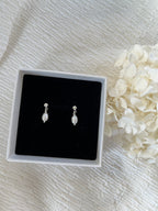 Sterling Silver Camilla Pearl Earrings (Gold/Silver)