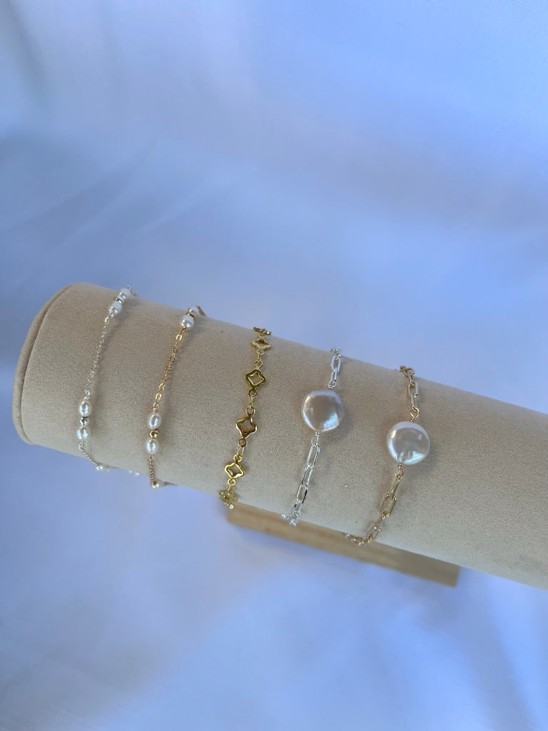 Coin Pearl Bracelet