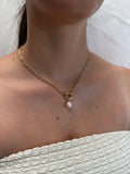 Tiffany Pearl Necklace (Gold/Silver)