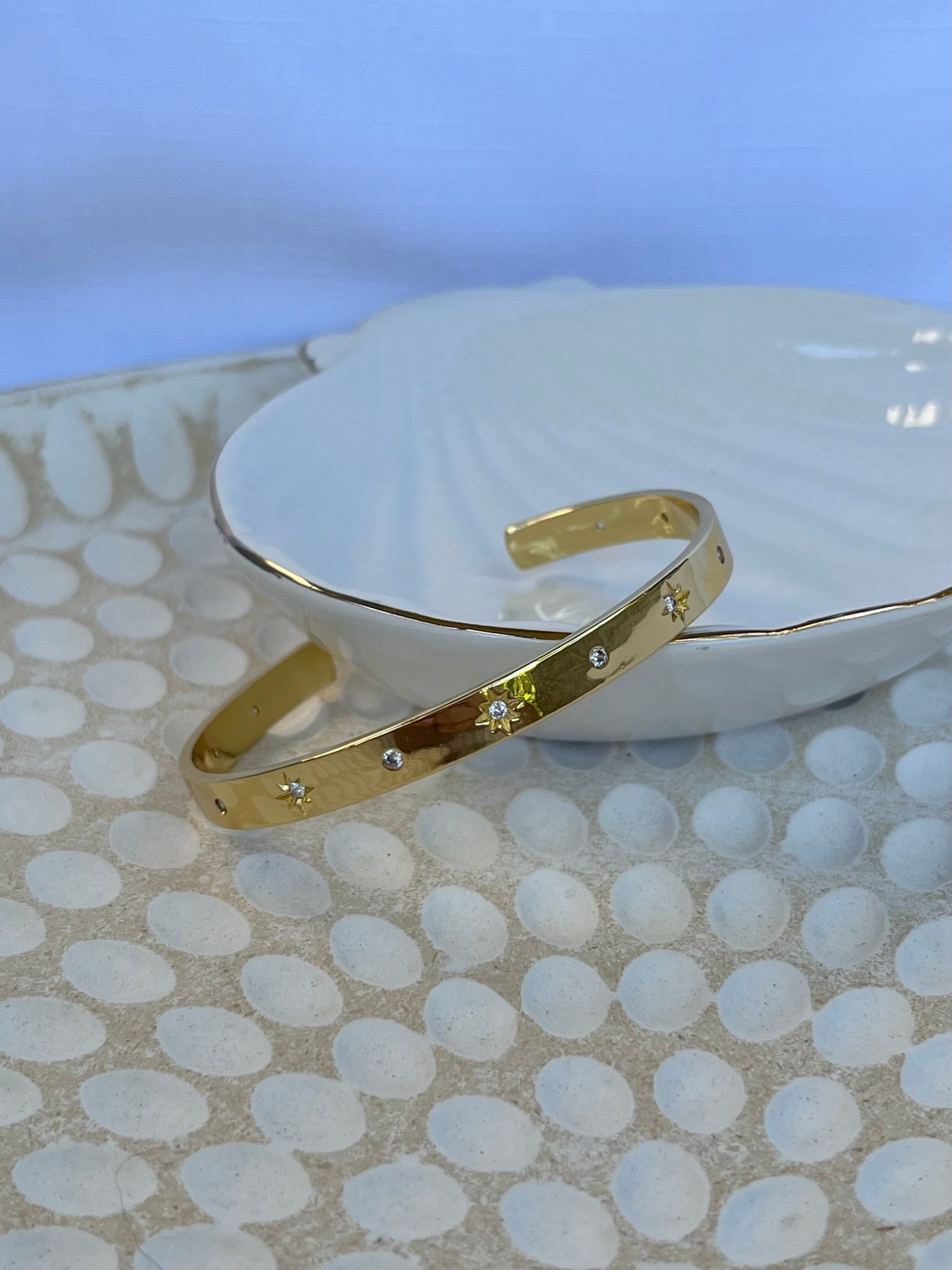 Star Cuff Bangle (Gold/Silver)