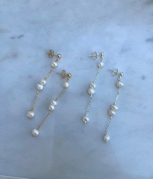 Tiana Pearl Earrings