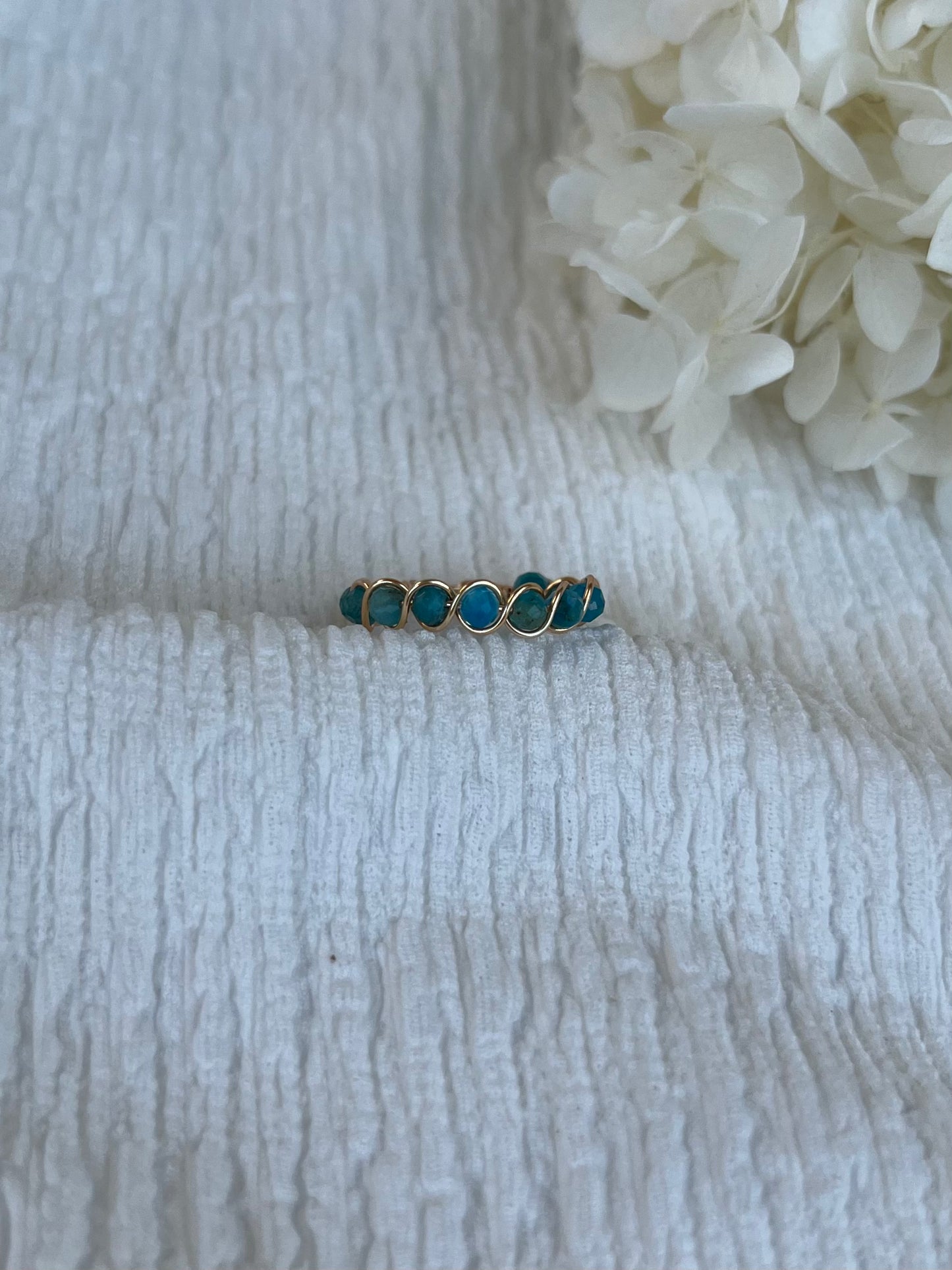 Natural Apatite Ring