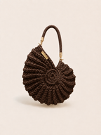 Handmade Crochet Nautilus Shell Bag