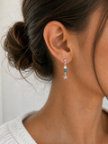Sterling Silver Mira Earrings (Gold/Silver)