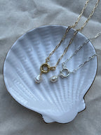 Tiffany Pearl Necklace (Gold/Silver)
