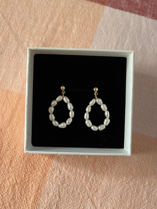 Bell Pearl Earrings