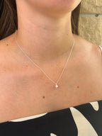Sterling Silver Grace Pearl Necklace (Gold/Silver)