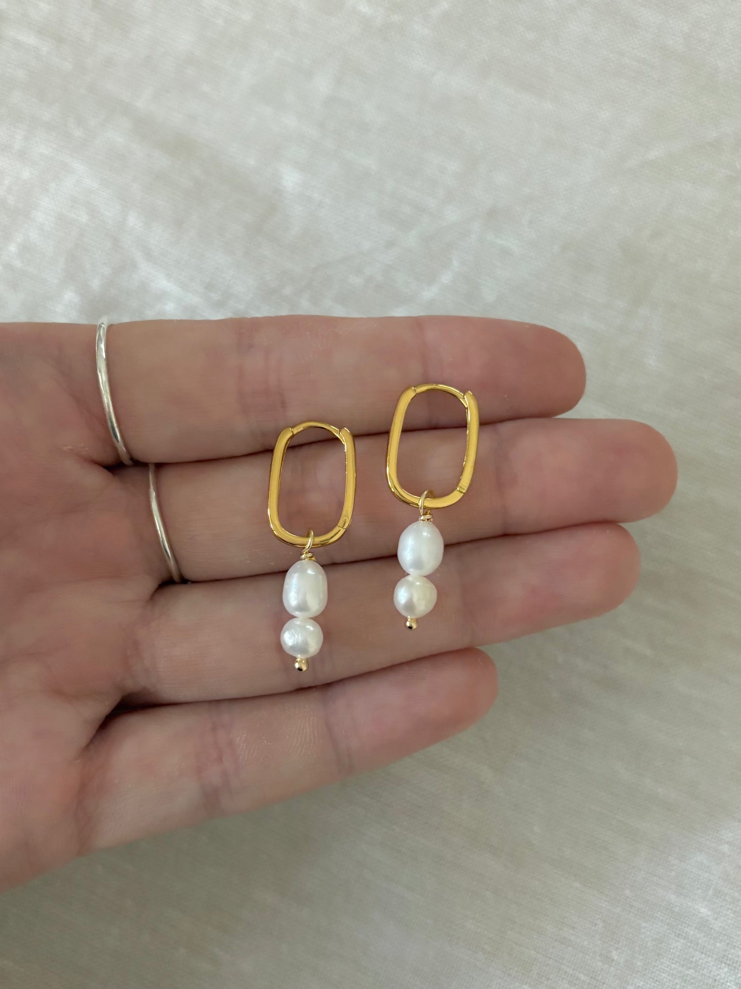 Sterling Silver Hazel Earrings (Gold/Silver)