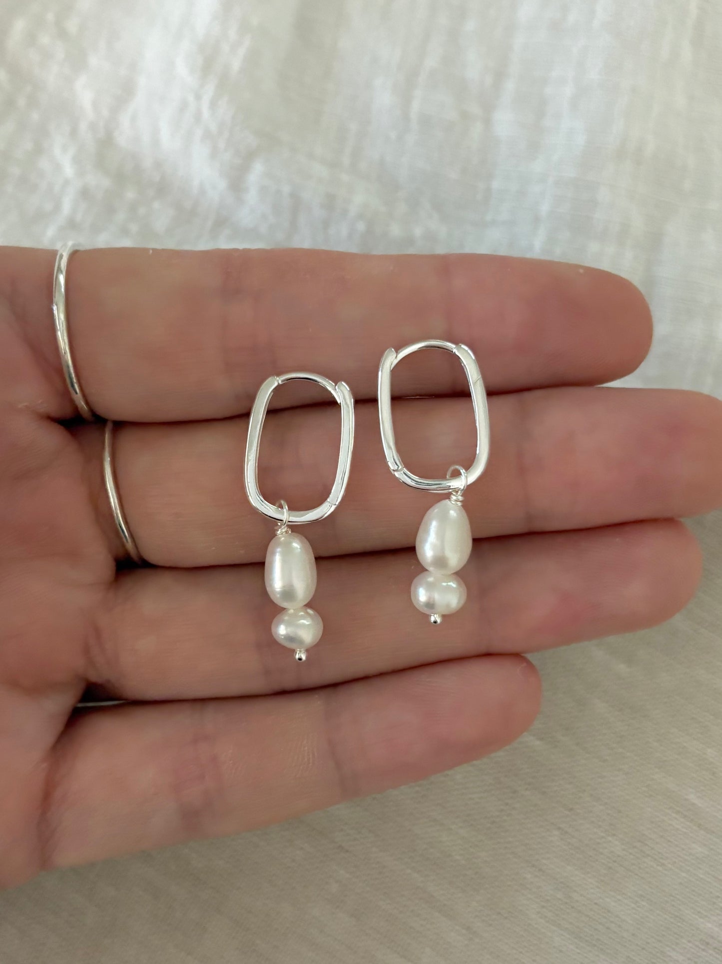 Sterling Silver Hazel Earrings (Gold/Silver)