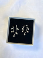 Sterling Silver Airlie Pearl Earrings (Gold/Silver)