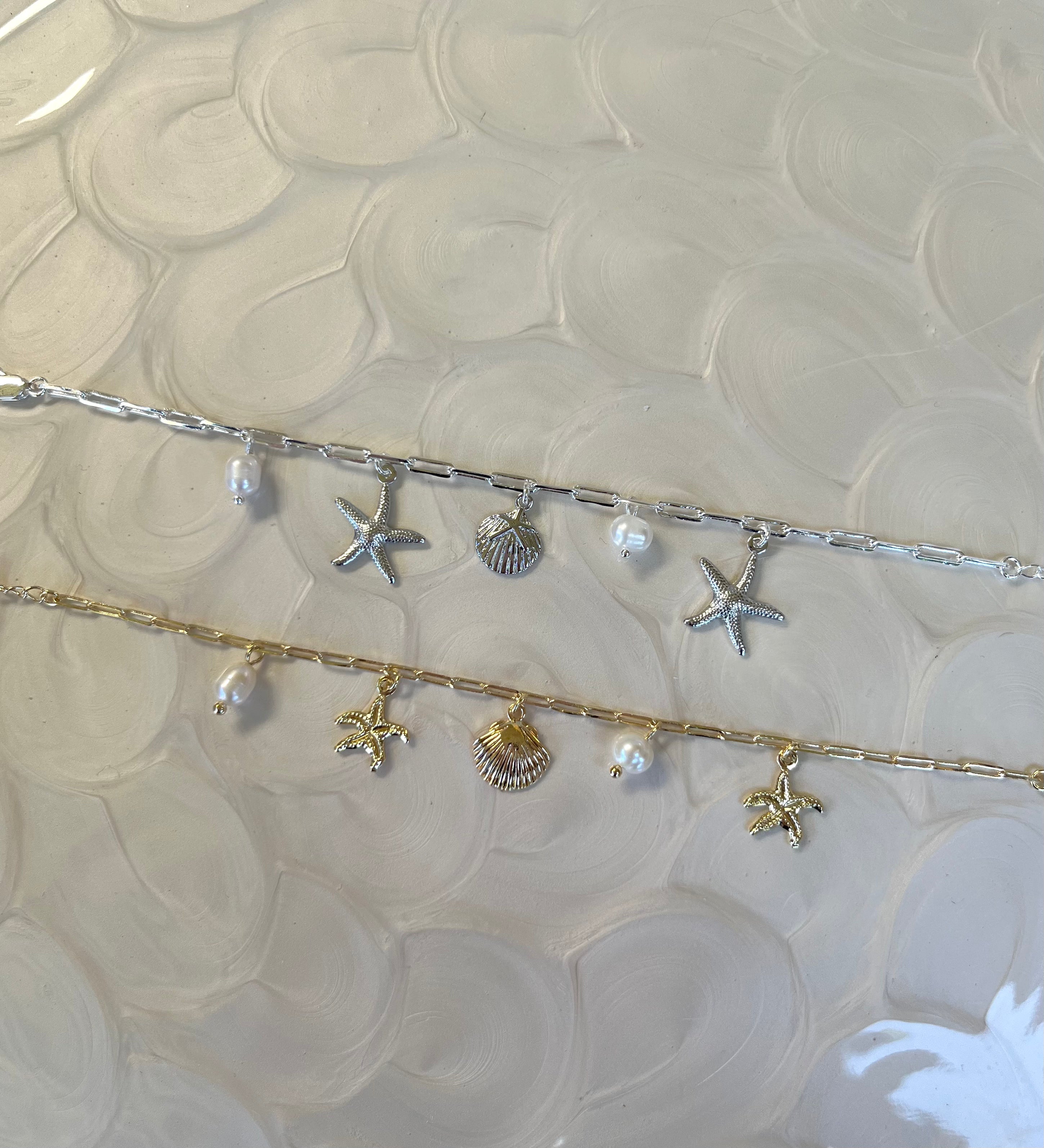 Ocean Charm Bracelet (Gold/Silver)