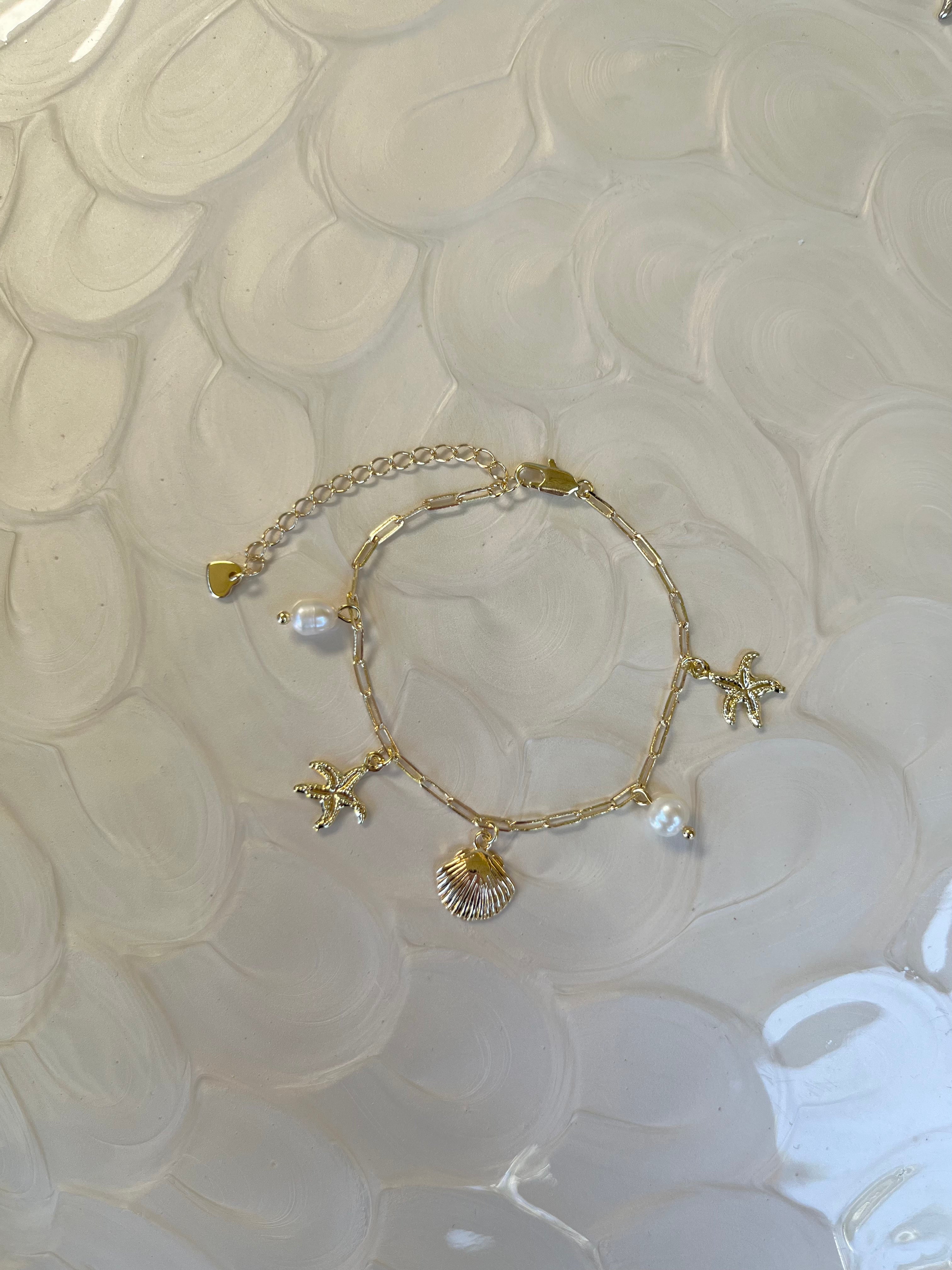 Ocean Charm Bracelet (Gold/Silver)