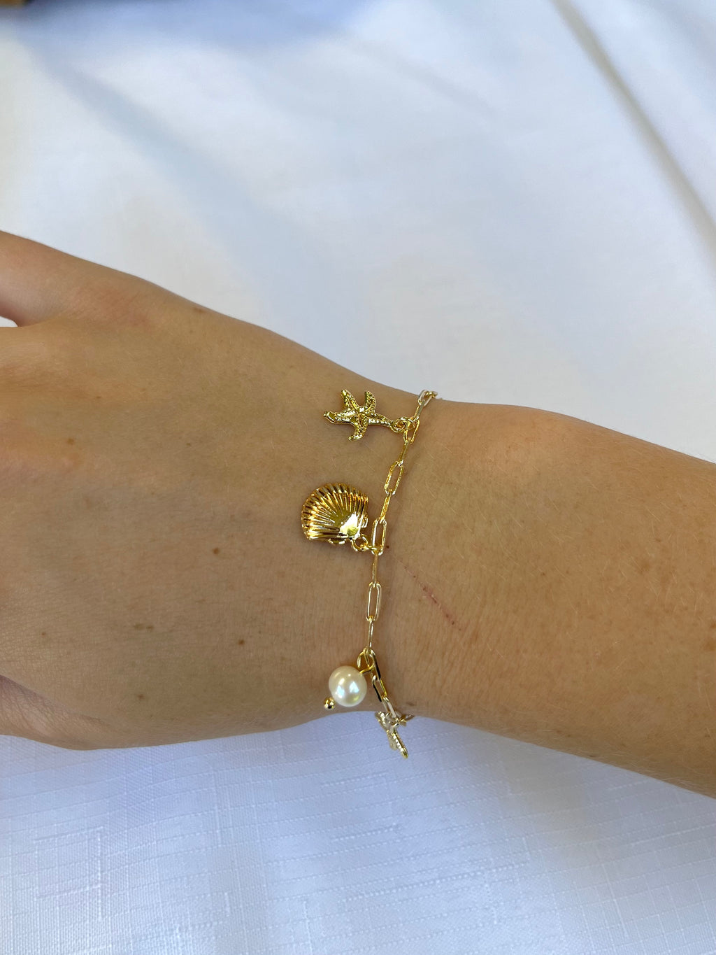 Ocean Charm Bracelet (Gold/Silver)