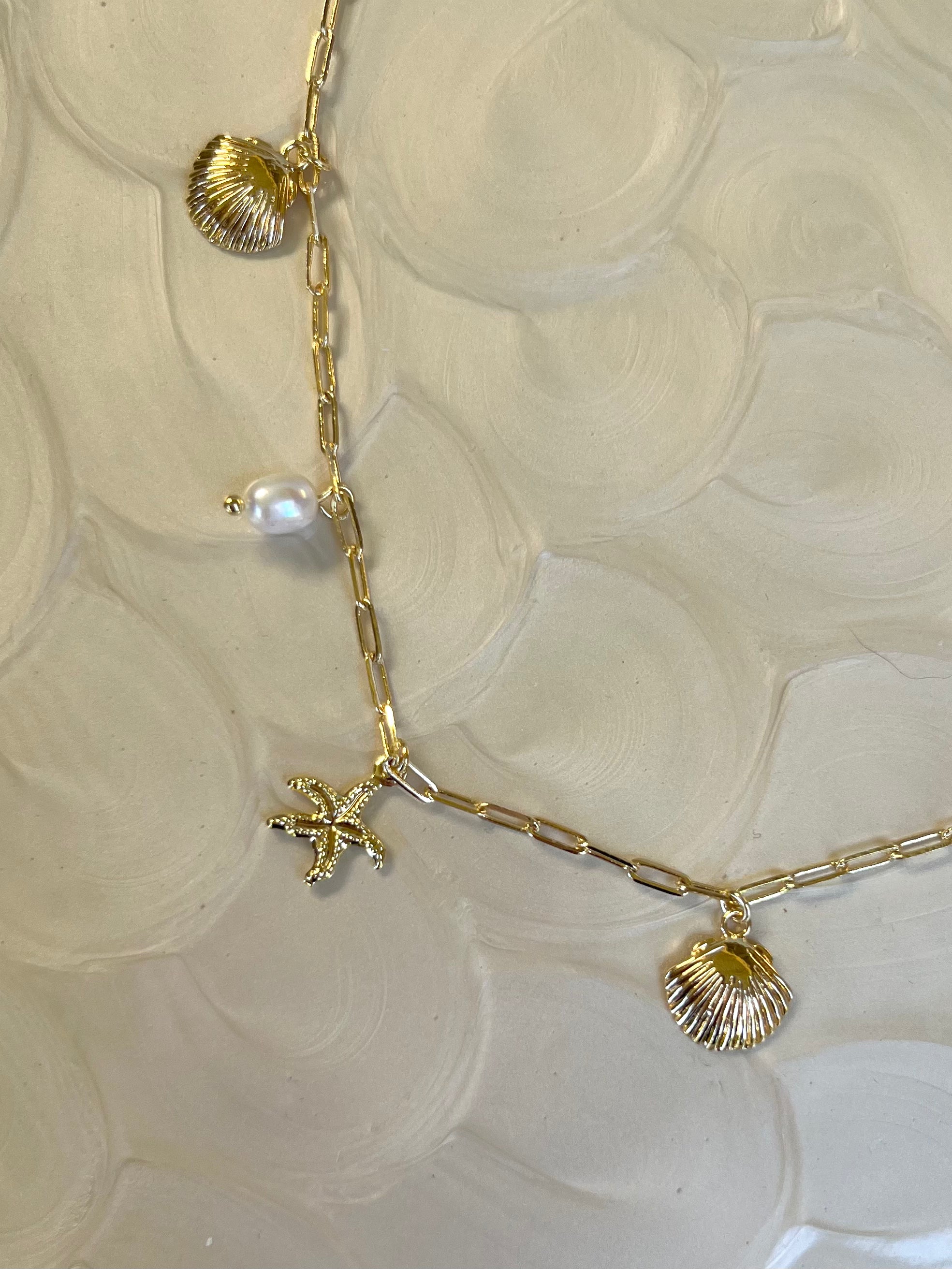 Ocean Charm Necklace (Gold/Silver)