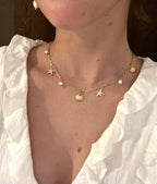 Ocean Charm Necklace (Gold/Silver)