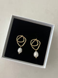 Gold Vermeil Amara Pearl Earrings