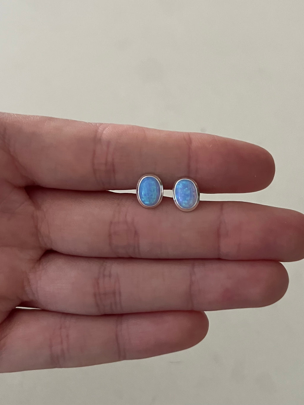 Sterling Silver Sky Studs