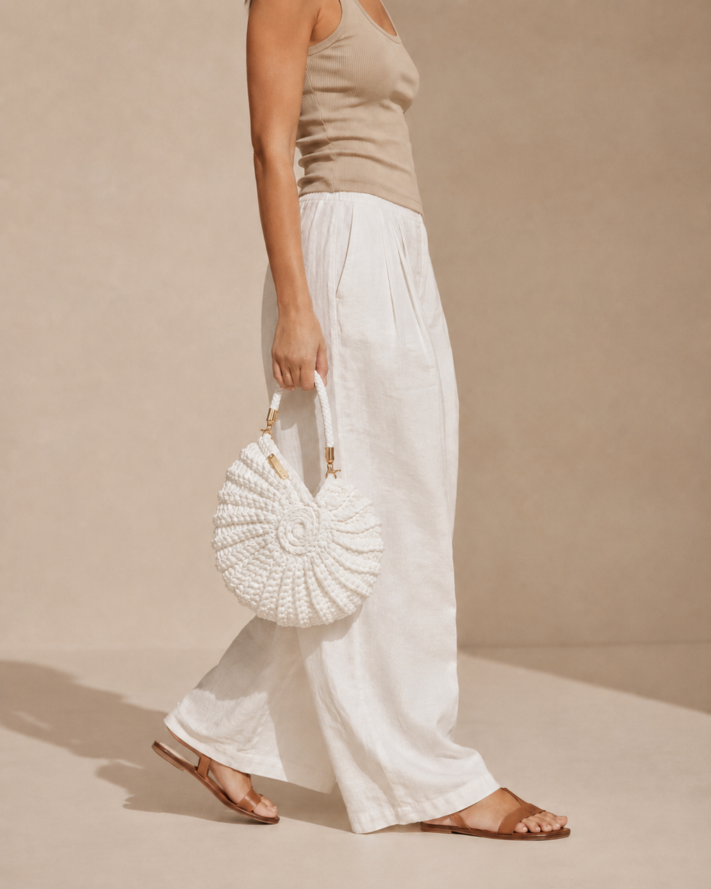 Handmade Crochet Nautilus Shell Bag